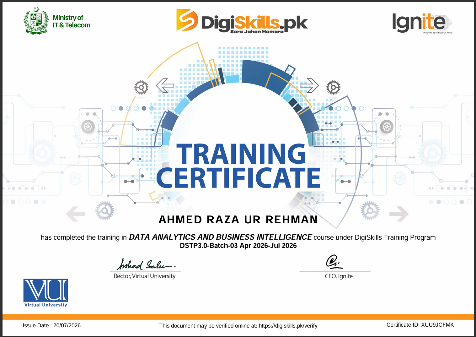 DATA ANALYTICS AND BUSINESS INTELLIGENCE